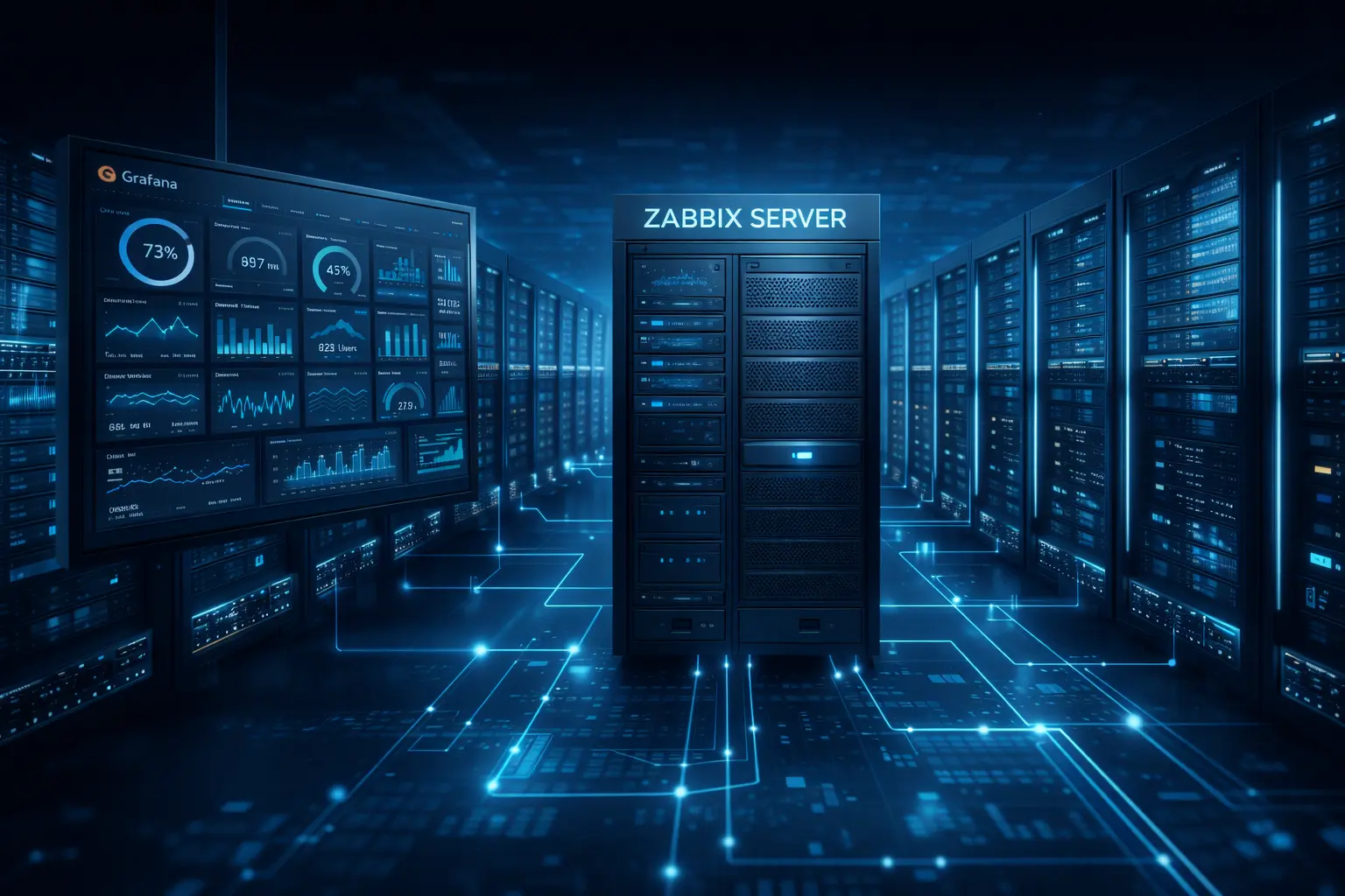 Zabbix i Grafana - monitoring infrastruktury IT